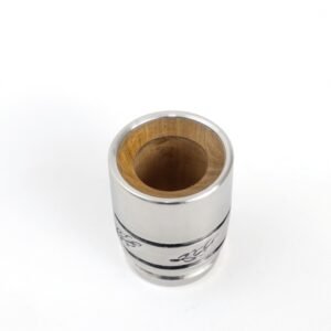 Mate Algarrobo Aluminio – Sin Pie Cincelado